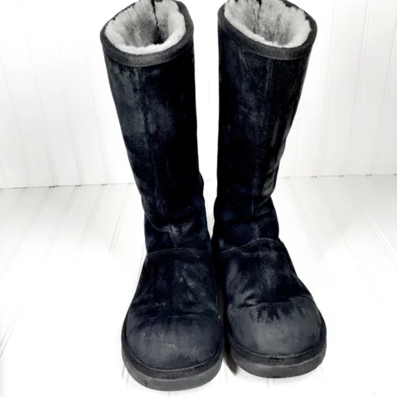 UGG 5119 Knightsbridge Black Boots C244 - Picture 5 of 9